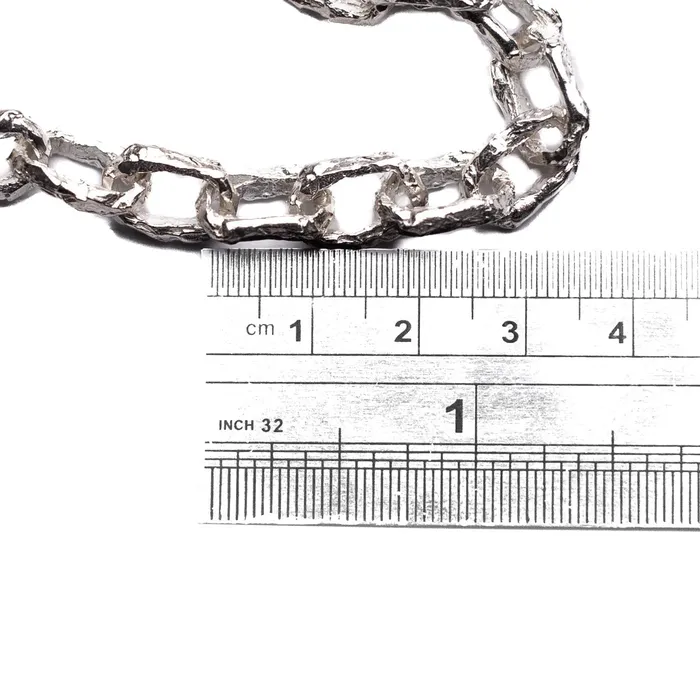 ULA CHAIN LINK BRACELET 925 STERLING SILVER Jess Zabala Jewelry Bracelets